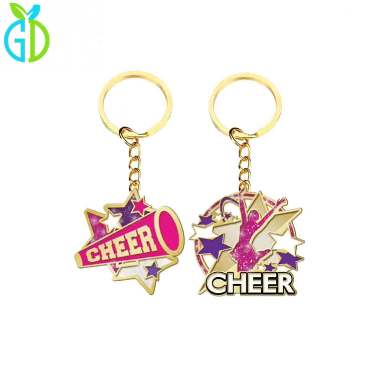 Personalised Cheer Captain Cheerleading Cheer keychain keyring Llavero