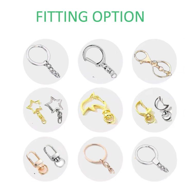 Custom Dog Tag Key Ring Blank Metal Sublimation Keychain Llavero