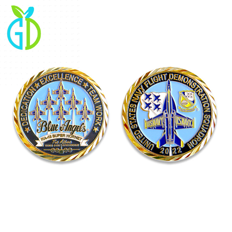 Wholesale Navy Military Blue Angels Challenge Coin