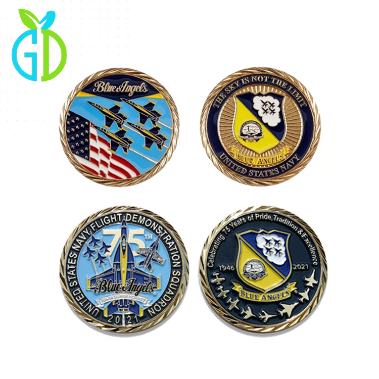 Wholesale Navy Military Blue Angels Challenge Coin