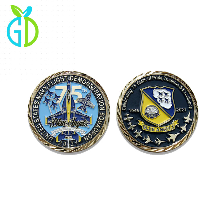 Wholesale Navy Military Blue Angels Challenge Coin