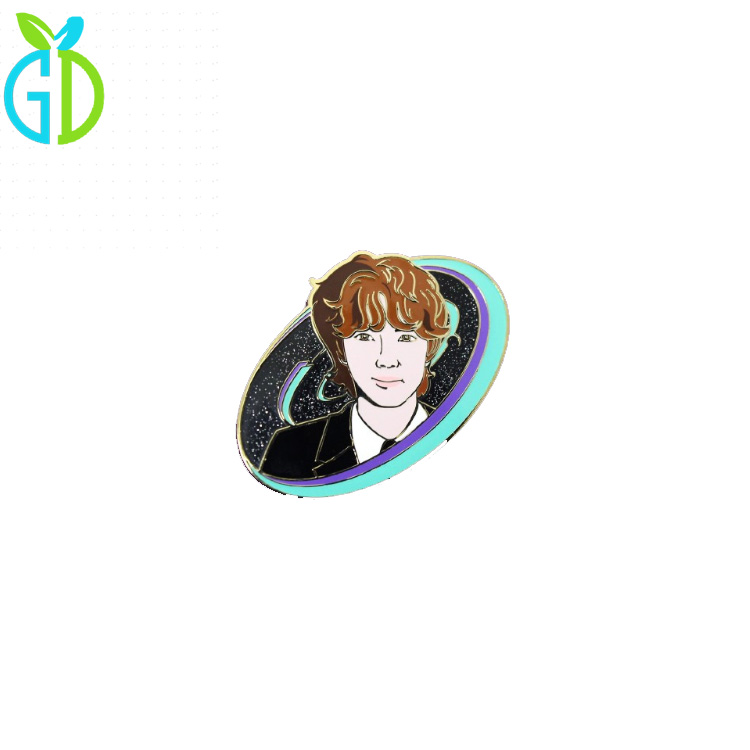 Custom Korean Idol Badge Exo Bts Kpop Soft Hard Enamel Lapel Pins Celebrity Souvenir Metal Cute
