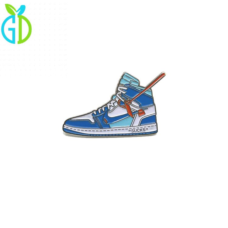 Wholesale Dustom Doutique Memorial Basketball Shoes Sneakers Kobe Bryant Fan Lakers Enamel Pin