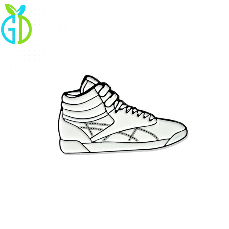 Wholesale Dustom Doutique Memorial Basketball Shoes Sneakers Kobe Bryant Fan Lakers Enamel Pin