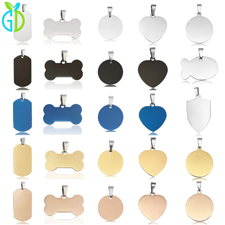 Custom Dog Tag Key Ring Blank Metal Sublimation Keychain Llavero