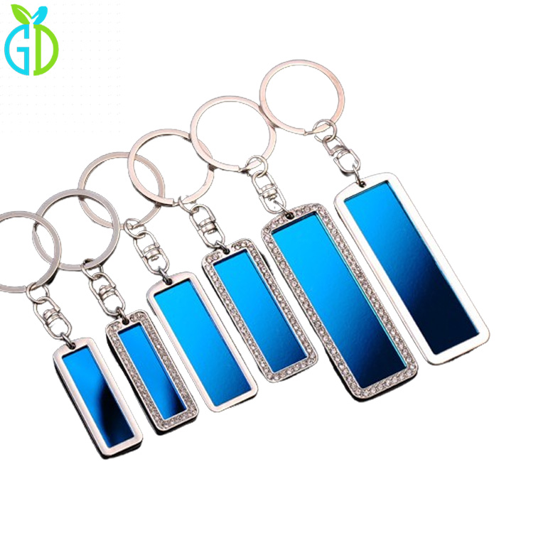 Custom Dog Tag Key Ring Blank Metal Sublimation Keychain Llavero
