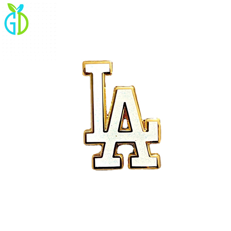 Enamel Los Angeles La Dodgers Sugar Skull Lapel Pin Badge
