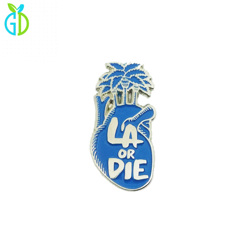Enamel Los Angeles La Dodgers Sugar Skull Lapel Pin Badge