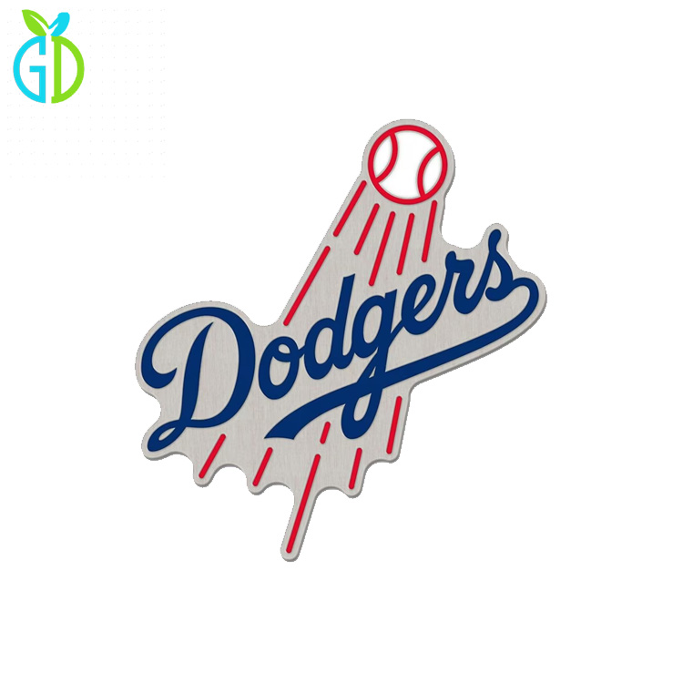 Enamel Los Angeles La Dodgers Sugar Skull Lapel Pin Badge